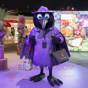 Purple Crow mascotte...