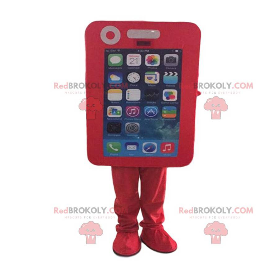 Maskottchen Handy, Smartphone, GSM-Verkleidung - Redbrokoly.com Maskottchen Handy, Smartphone, GSM-Verkleidung - Redbrokoly.com