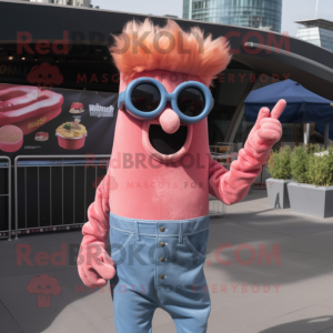 Pink Currywurst mascotte...