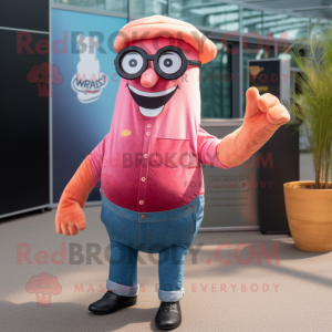 Pink Currywurst mascotte...