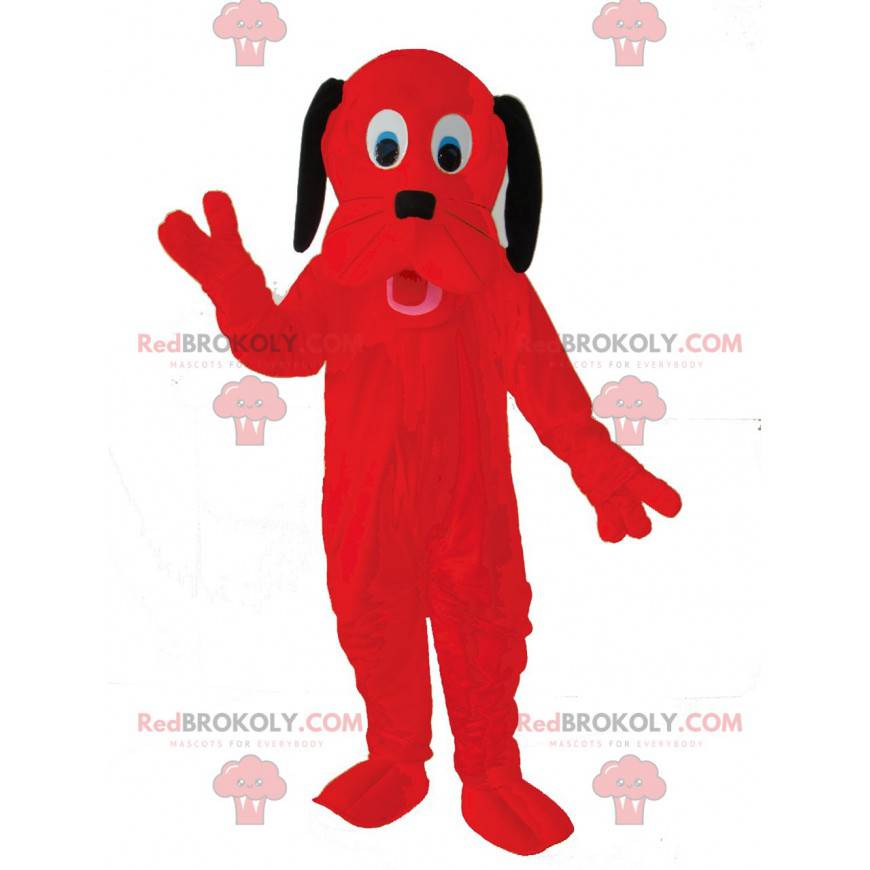 Rød hundemaskot, Disney-hunden - Skære L (175-180CM)