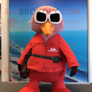 Red Albatross maskot...