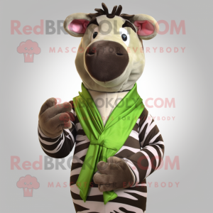 Olive Zebra mascotte...