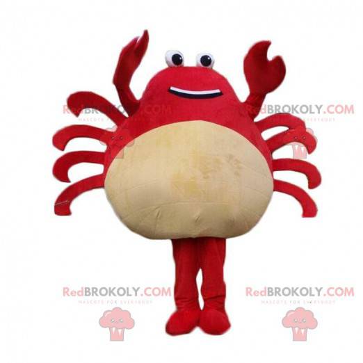 Mascotte gigantische krab, krabkostuum, schaaldier -