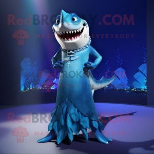 Blue Megalodon mascotte...