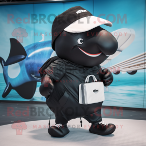 Black Whale mascotte...