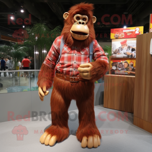  Orangutan mascotte...