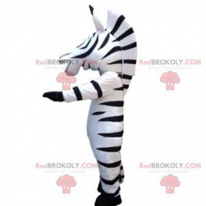 Mascot Marty, the famous zebra from Madagascar cartoon -