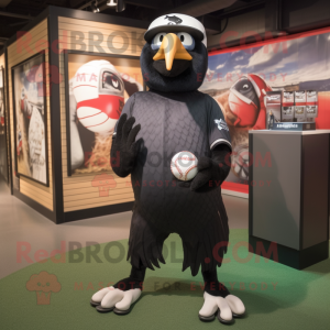 Black Eagle maskot drakt...