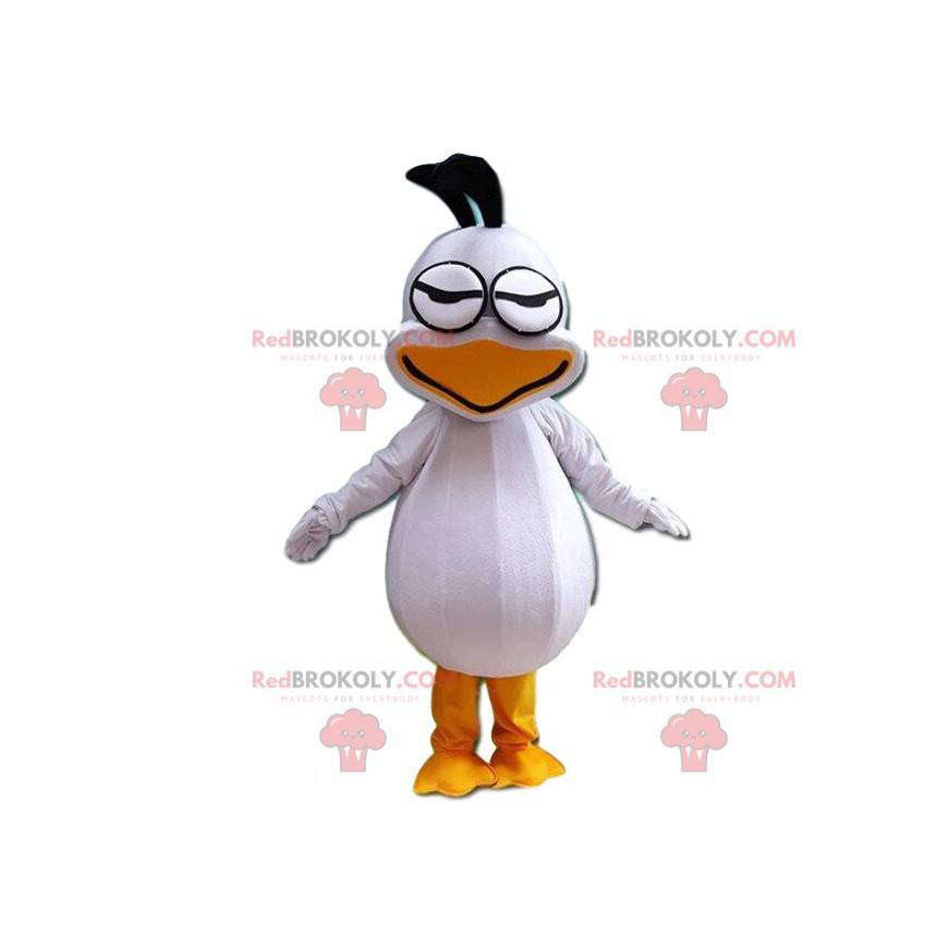 Giant seagull mascot, white duck costume - Redbrokoly.com