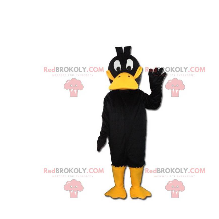 Mascot Daffy Duck, famous duck from Looney Tunes -