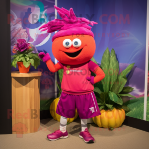 Magenta Squash mascotte...