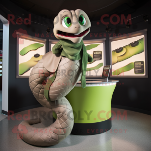 Olive Titanoboa mascotte...