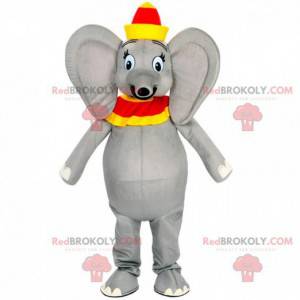 Mascote Dumbo, o famoso elefante dos desenhos animados da