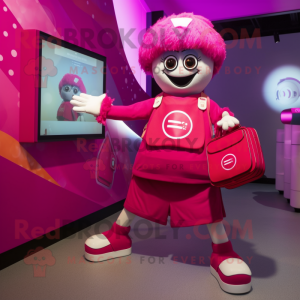 Magenta Momentum maskot...