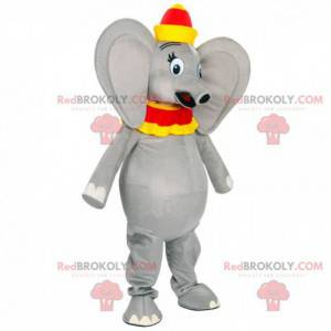 Mascote Dumbo, o famoso elefante dos desenhos animados da