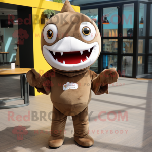 Brown Shark mascotte...