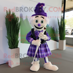 Lavendel sækkepibe maskot...