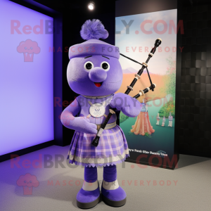 Lavendel sekkepipe maskot...