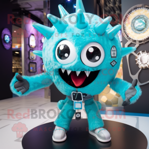 Cyan Spider mascotte...