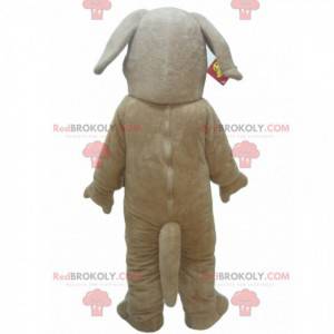 Beige dog mascot, doggie costume, dog costume - Redbrokoly.com