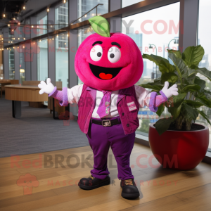 Magenta Apple mascotte...