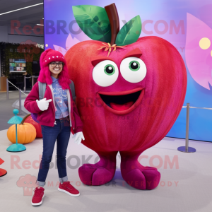 Magenta Apple mascotte...