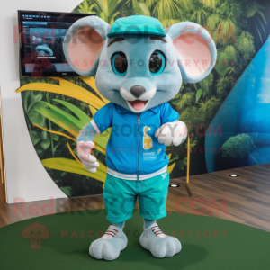 Personagem de mascote Cyan...