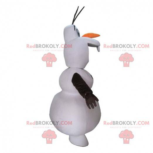 Maskot av Olaf, berömd tecknad snögubbe - Redbrokoly.com