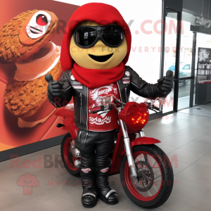 Red Tacos maskot drakt...