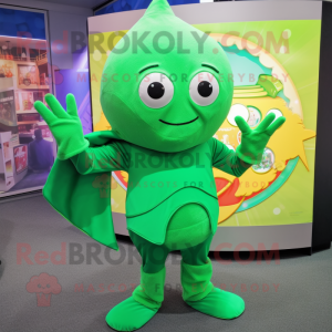 Green Ray mascotte kostuum...