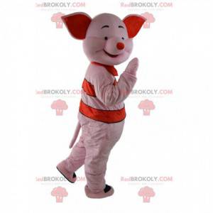 Mascot Piglet, den berömda rosa grisen i Winnie the Pooh -
