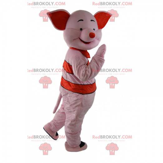 Mascot Piglet, o famoso porco rosa do Ursinho Pooh -