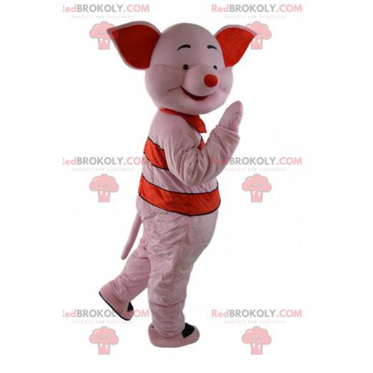 Mascot Piglet, the famous pink pig in Winnie the Pooh -