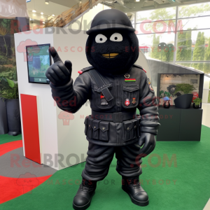 Black Commando mascotte...
