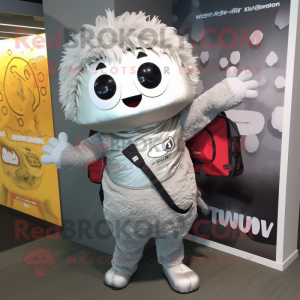 Postava maskota stříbrného...