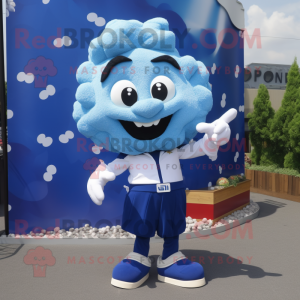 Blue Pop Corn mascotte...