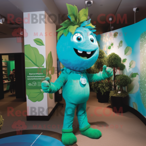Turkis bønnestilk maskot...