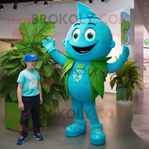 Turkis bønnestilk maskot...