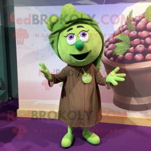 Olive Grape maskot kostume...