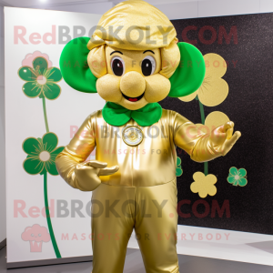 Gold Four Leaf Clover...