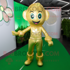 Personagem de mascote Gold...