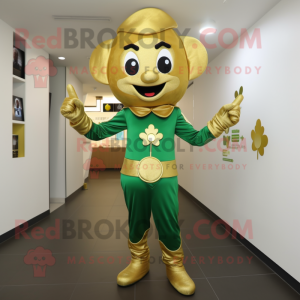 Gold Four Leaf Clover...