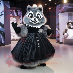 Black Raccoon mascotte...