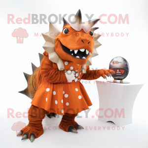 Rust Triceratops maskot...