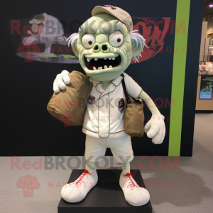 Cream Zombie maskot kostume...