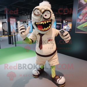 Crème Zombie mascotte...