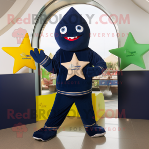 Navy Starfish maskot...