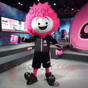 Black Pink mascotte kostuum...