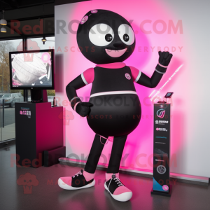 Black Pink mascotte kostuum...